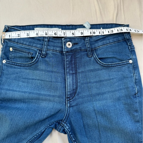 Pilcro high rise bootcut blue jeans. S27. - Picture 3 of 4